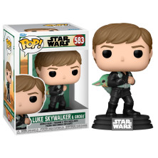 Figura POP Star Wars El Libro de Boba Fett 2 Luke Skywalker & Grogu